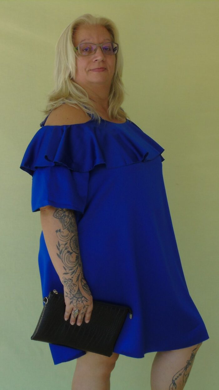 Robe JOY bleu roi – Image 2