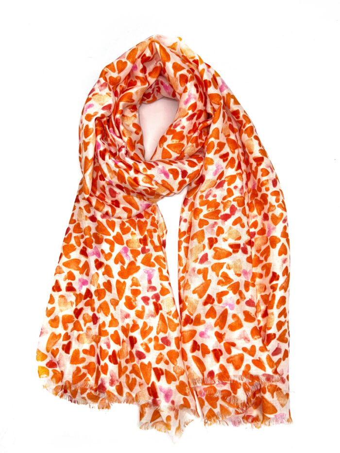 Foulard coeur de princesse