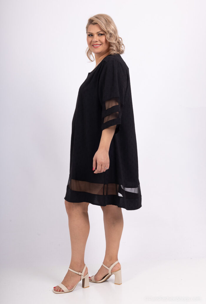 Robe tulle noire ( du 46 au 60) – Image 2