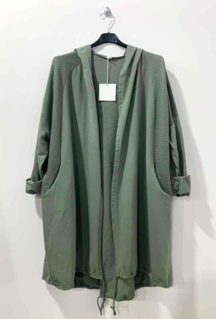 Veste longue  coton 50/52 - 2 couleurs